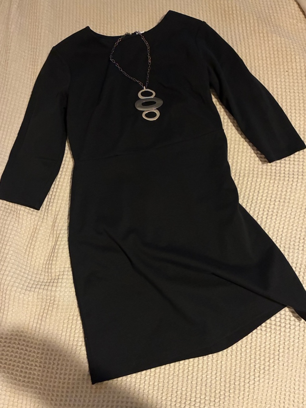 Classic Black Sheath Dress - Timeless Work-to-Evening Style, PS, Old Navy